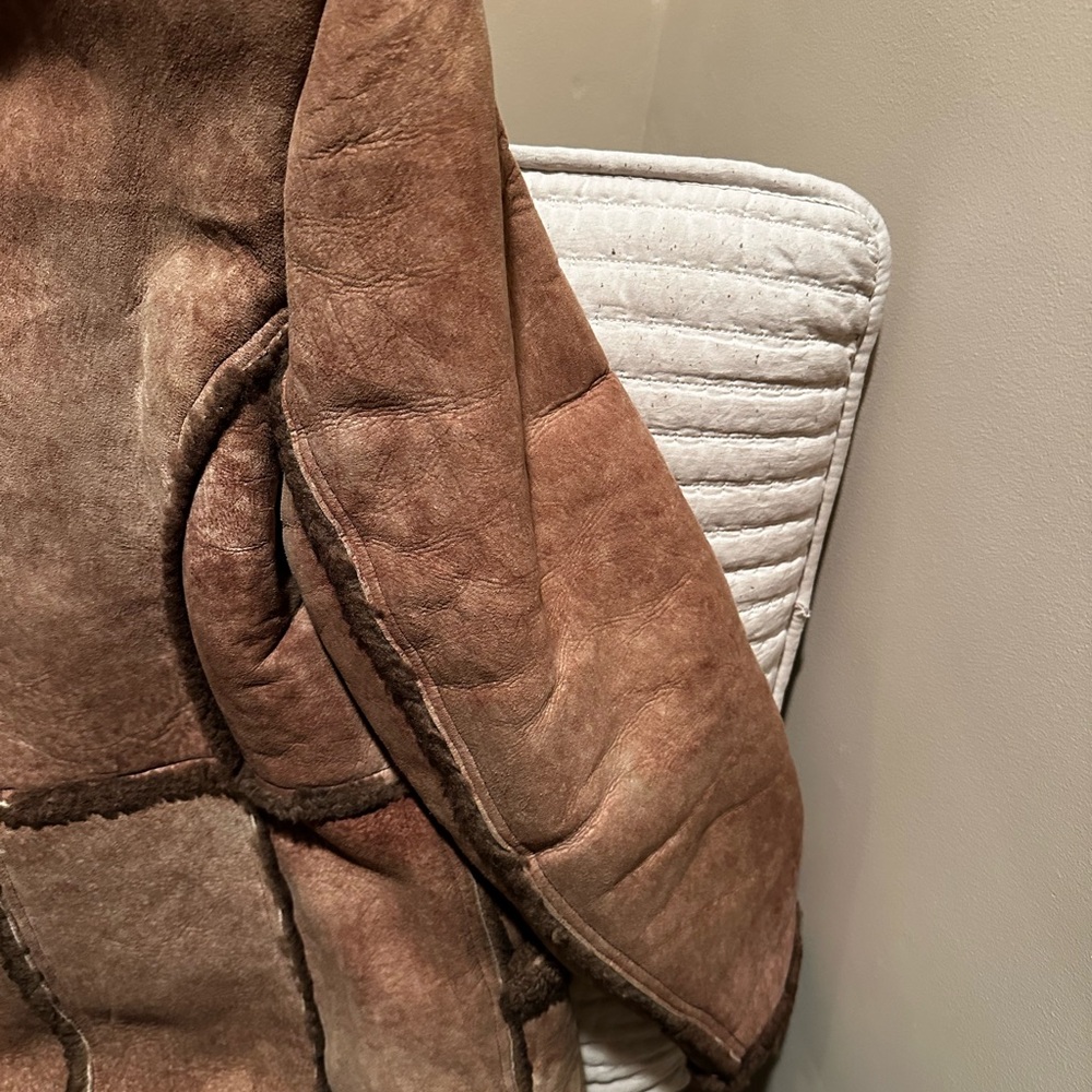 Chic Brown Shearling Teddy Jacket - image 4